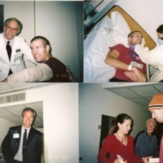 More shots of doctors and nurses during the early days of my recovery